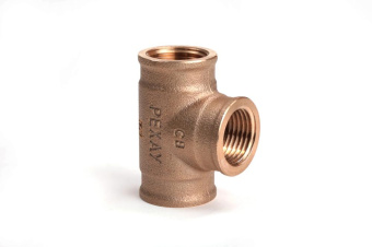 Тройник бронзовый РЕХАУ AURLINE, Rp1/2", RX+ (Rehau, 18771041001)