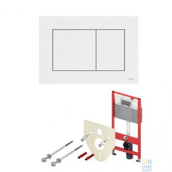 TECE kit комплект для подвесного унитаза (h=1120 mm) с панелью TECEnow белая (9400413)