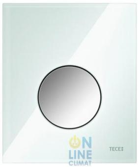 TECEloop Urinal Панель смыва для писсуара стеклянная стекло зеленое, клавиша хром глянцевый, 9242653