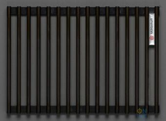 Стандартная поперечная декоративная решетка Mohlenhoff 145 мм, С34 темная бронза