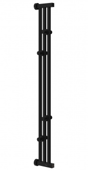 Полотенцесушитель электрический Сунержа Хорда 4.0 1200х166 матовый черный