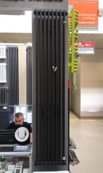 Радиатор стальной трубчатый IRSAP Tesi 2 1800 6 секций, нижнее подключение, цвет матово-черный