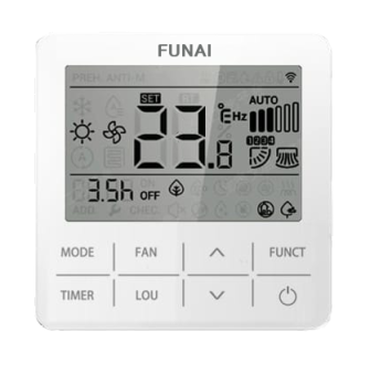 Проводной пульт управления для сплит-систем EMPEROR и мульти-сплит систем ORIGAMI RWH-01 FUNAI RWH-01