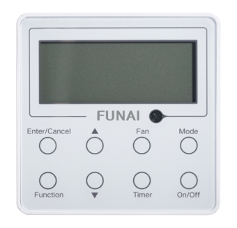 Проводной пульт управления RWG-04 для сплит-систем DAIJIN, сплит-систем с функцией теплового насоса ONSEN и внутренних блоков настенного типа DAIJIN мульти сплит-систем KIRIGAMI FUNAI RWG-04