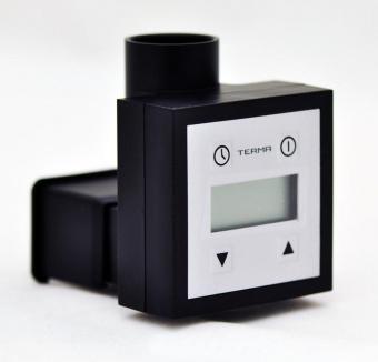Терморегулятор Terma KTX 3 черный (Без кабеля, винтовое соединение с маскирующим элементом)