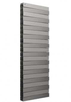Биметаллический радиатор Royal Thermo PianoForte Tower/Silver Satin - 18 секц.