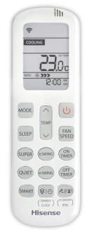 Внутренний блок настенного типа серии PREMIUM RED FREE Match DC Inverter AMS-09UR4SVETG67(R) Hisense AMS-09UR4SVETG67(R)