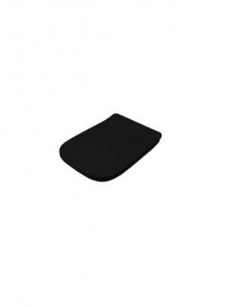 Сиденье для унитаза, Artceram, A16, шг 360*450, цвет-черный глянцевый (ст.арт. ASA001 03)